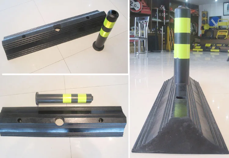 1 Meter Flexible Plastic Rubber Traffic Lane Road Dividers Buy Lane Dividers,Traffic Road