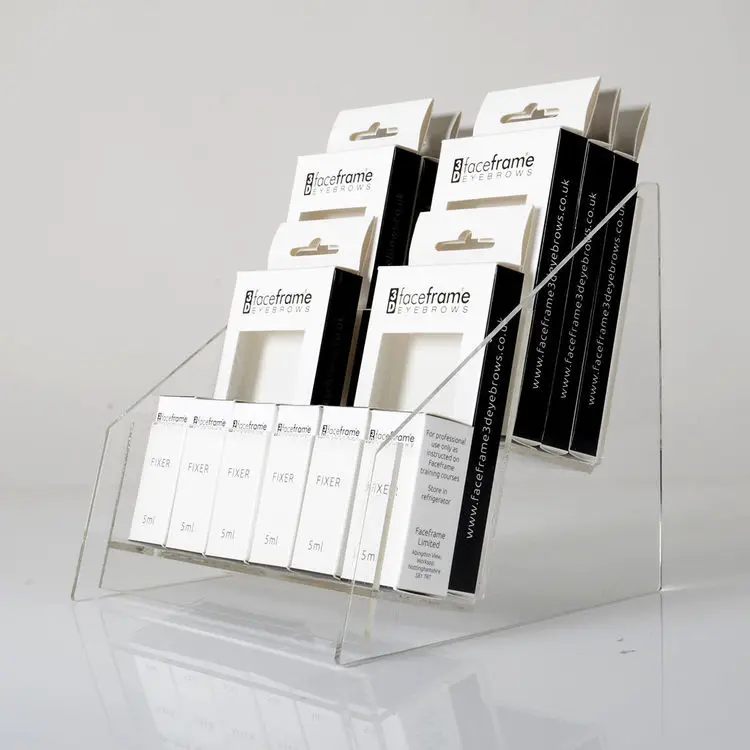 8 Pockets Clear Acrylic Greeting Cards Display Racks For Sale For