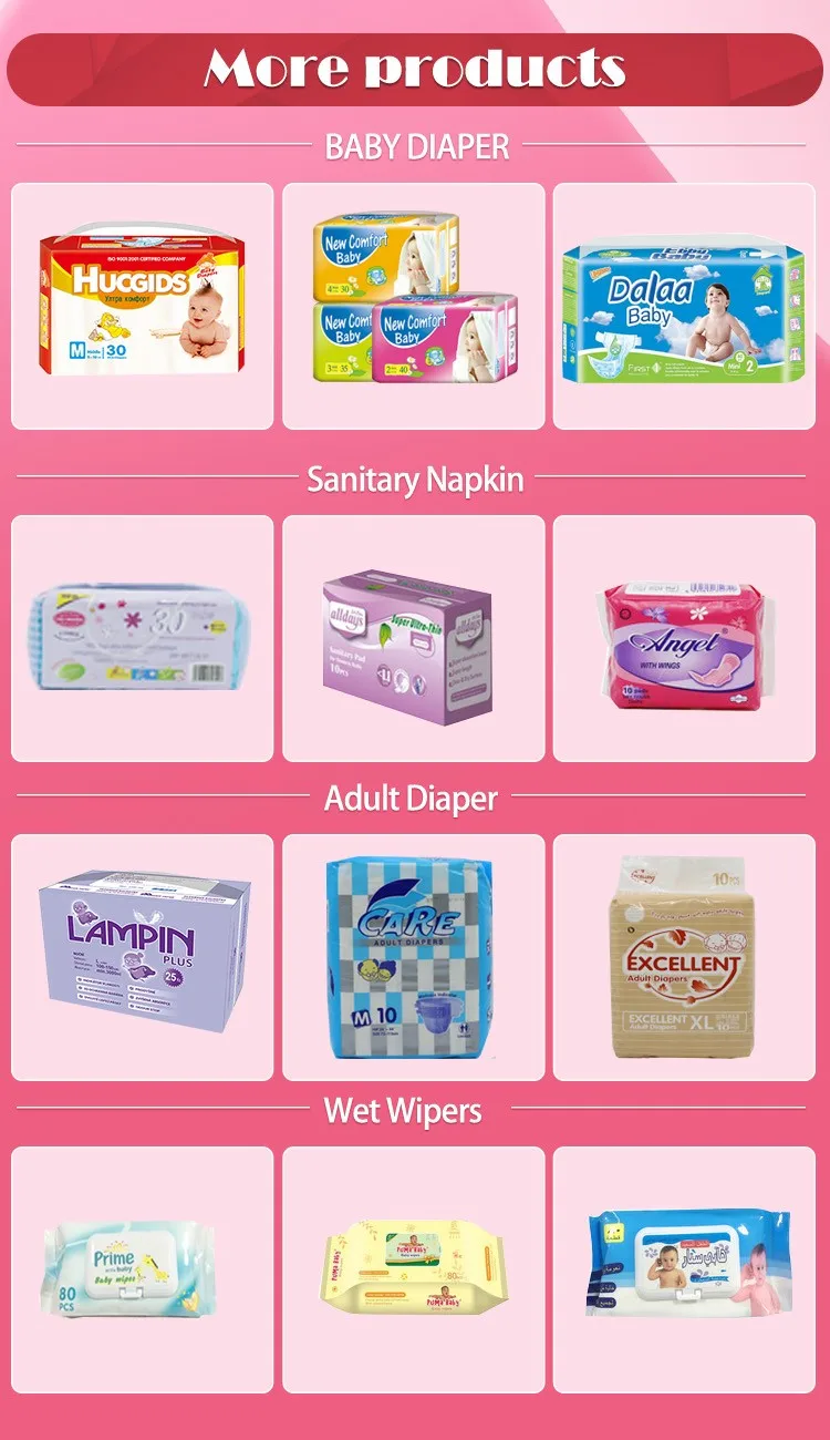 Nonwoven Backsheet And Pp Tape Cheap Baby Diaper Export To Tanzania