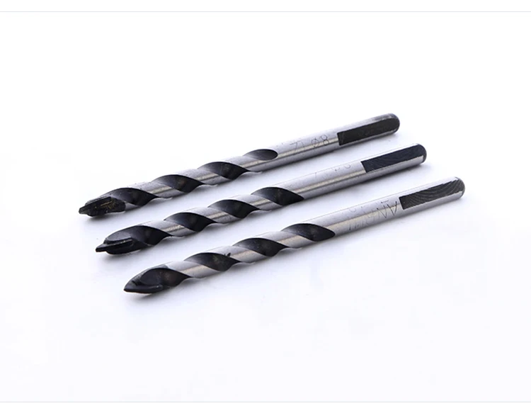 300 pcs/box 多功能陶瓷玻璃和金属钻孔硬质合金三角形手柄麻花钻钻头