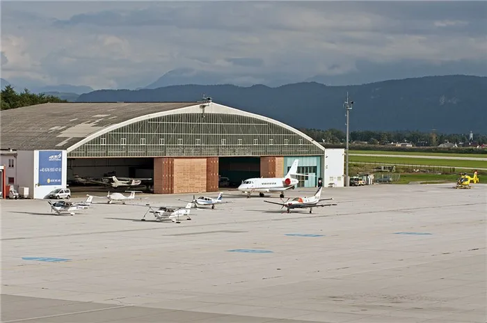 High Strength Wind-resistant Arch Hangar With Steel Panel Cover