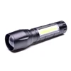 65LMs Aluminium Flashlights House 3 Modes XPE&COB Chinese Led Flash Light Torch Tactical Elite Flashlight with Zoomable Focus