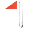 China colorful retractable custom polyester hanging outdoor bike flags for sports bicycle safety flags