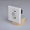2019 new arrival eu usb wall socket eu with 2 USB 2.1A