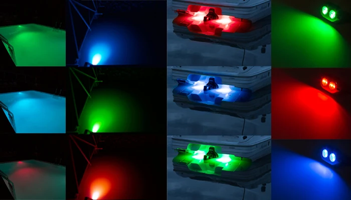 Water Proof Underwater Fishing Light Led Marine Underwater Lights For Boats Yacht