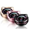 HD 4k 16mm 2 in 1 petals shape mobile phone lens 120degree wide angle 15x macro lens zero distortion