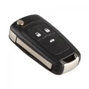 CS013009 3 Buttons Car Styling Folding Key Remote Replacement Case Shell Auto Accessories Aveo Cruze