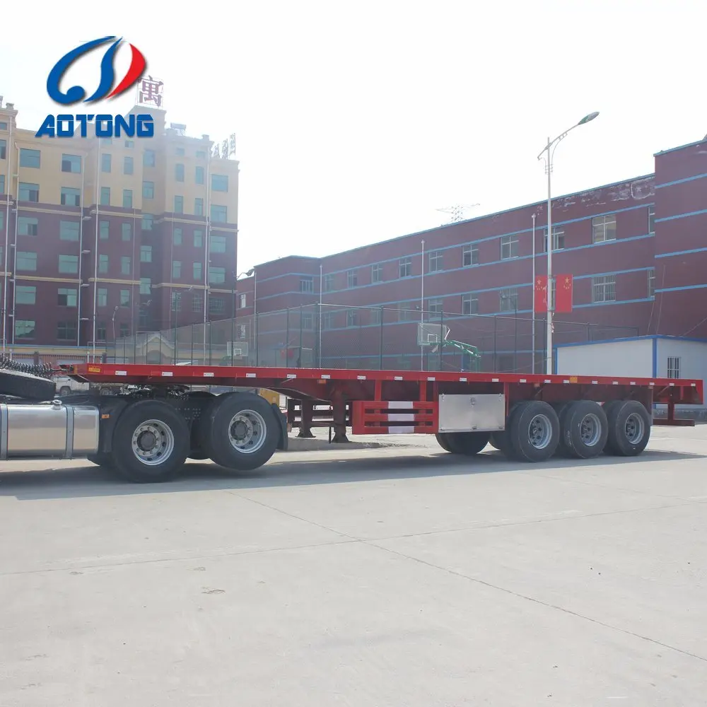 40ft Trailer Flatbed Semi Flatbed Trailer Bulkhead 40ft Front Wall