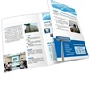 Custom Lamination Tri-fold Brochure Folding Leaflet Flyer Printing
