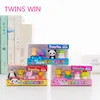 Latest popular wholesale fancy advertisement stationery price lists different 3d animal shapes rubber erasers for kids 561