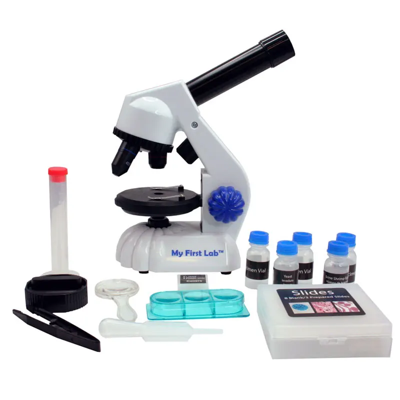 Biological & Solid Microscope Kit Mfl20 Mini Duo Scope W/led Lighting For Hobby Buy