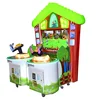 Hunting farm laser gun arcade coin operated video amusement shooting game machine to win for capsual and lottery