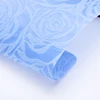Shinewrap Sky Blue Rose Pattern Korean Wrapping Paper For Bouquets