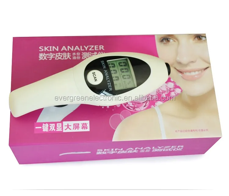 Skin Moisture and Oil Content Analyzer - Portable Facial Skin Test