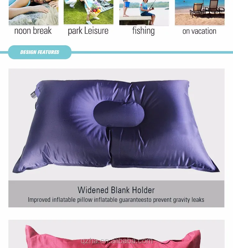 Automatic Inflatable Pillow Antistress Outdoor Trekking Sleep Air