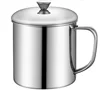 Single stainless steel cheap metal handle mug &fixed handle cup