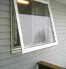 insulated glass retractable fiber screen pvc awning window