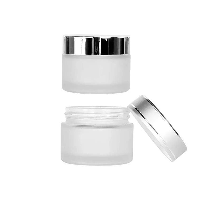 High Quality Cosmetic Packaging Glass Body Scrub Jars Buy Glass Jars