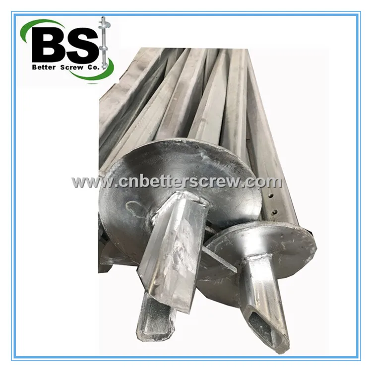 Round Tubular Helical Anchor for Basement Foundation