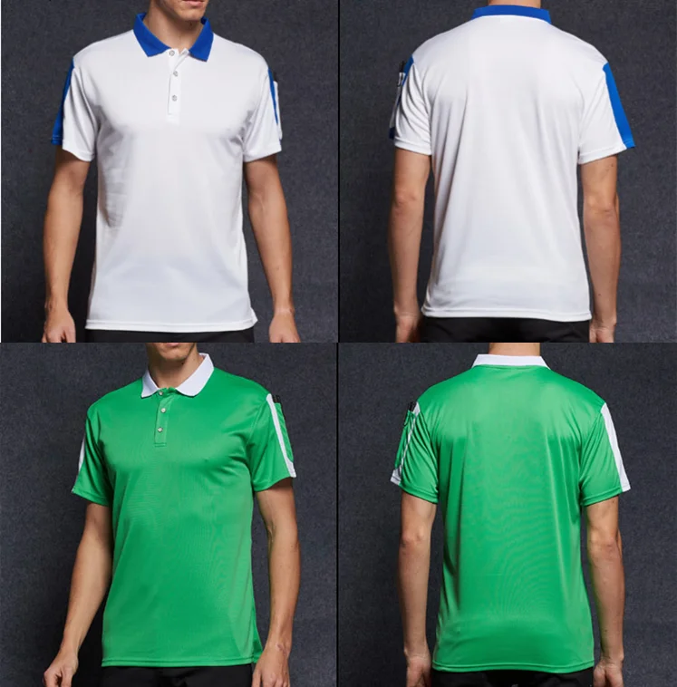 Different Color Collar Polo Shirt Uniform Polo Shirt With Pen Bag Buy