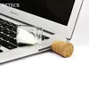 Free Samples memory stick Promotional Gifts Message in Bottle Real Capacity Glass Usb Flash Drive