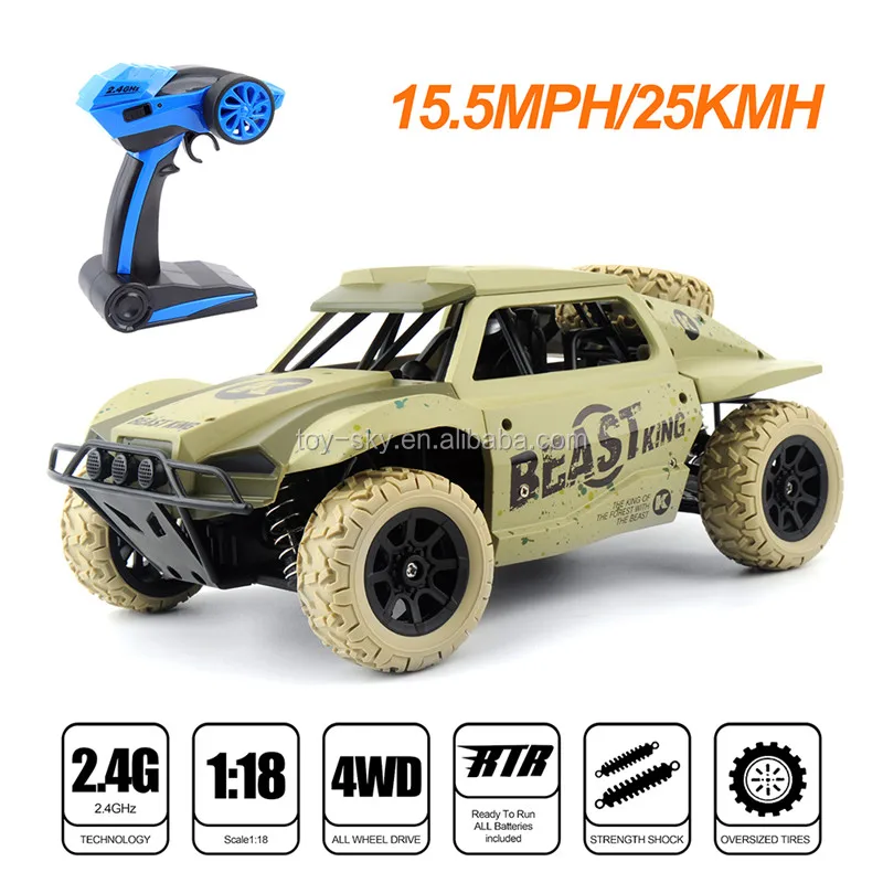 1/18 2.4g 4wd Semi-proportional Control Short Course Truck Drift Rc Rc