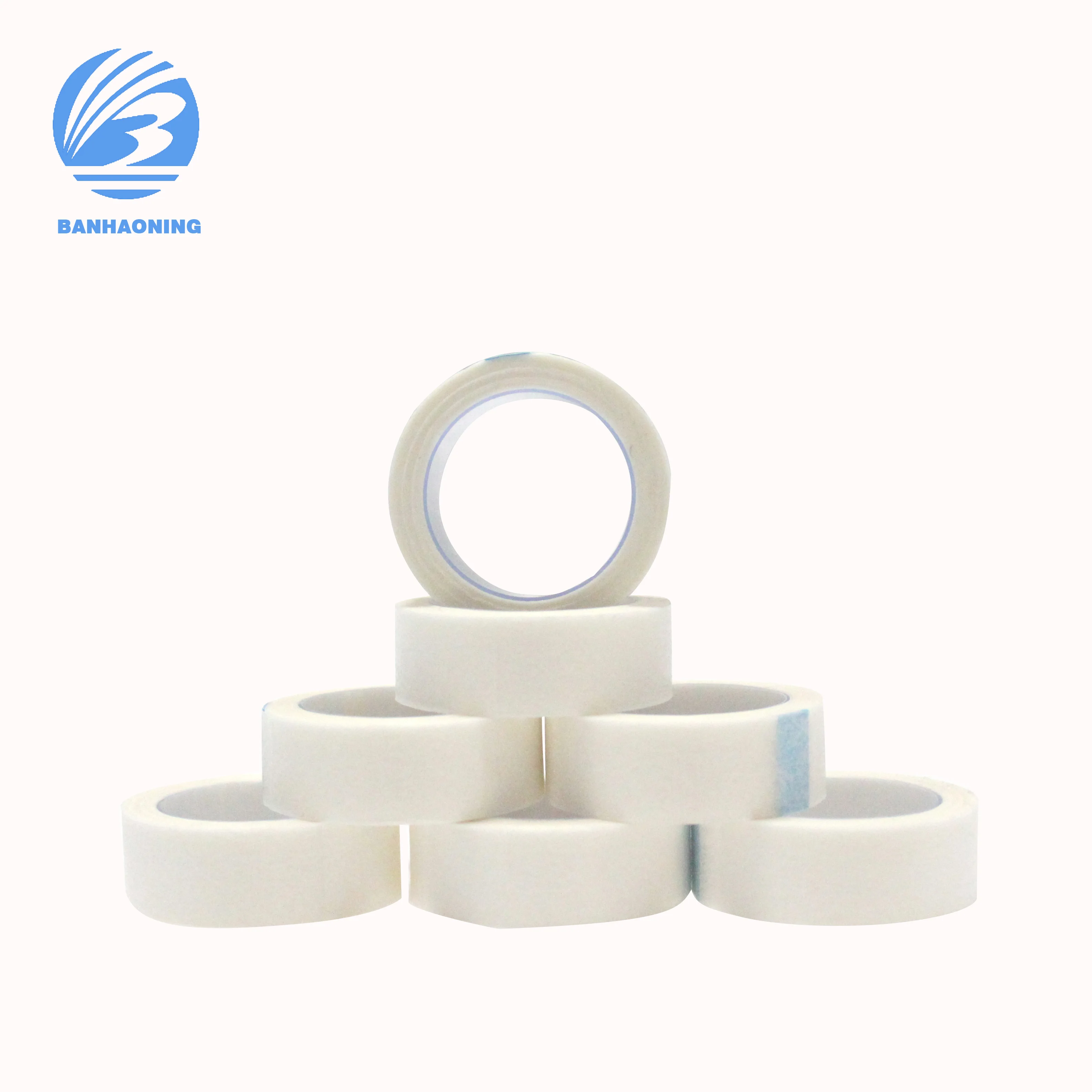FDA CE ISO 1.25cmX5m Zinc Oxide Tape Medical Adhesive Plaster Roll with plastic spool and cover