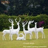 Fibreglass deer sculpture christmas ornament 22 designs selection customized any surface effect