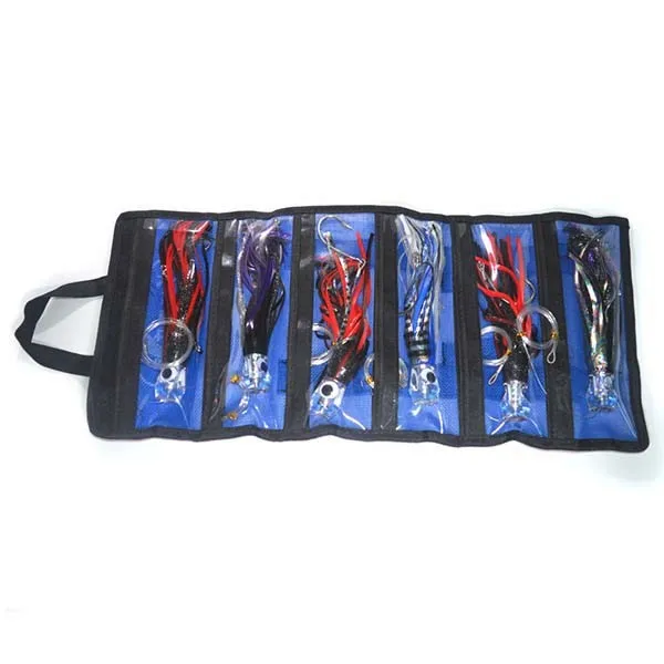 Tackle Bag Saltwater Game Fishing Lure Trolling Skirt Fishing Lure Bag
