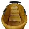 Hot selling pine waterproof wooden bath tub