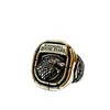 Game of thrones House Stark gold rings without stones