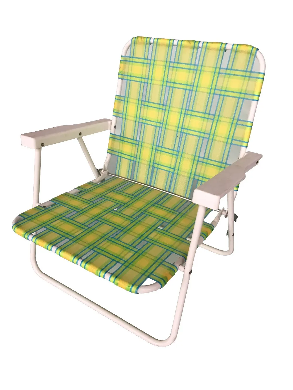 webstrap folding beach chair