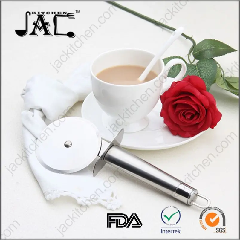 Professional Stainless Steel Pizza Cutter With Grip