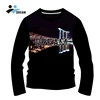 Customized colors patterns male/ladies casual long sleeve compression shirt