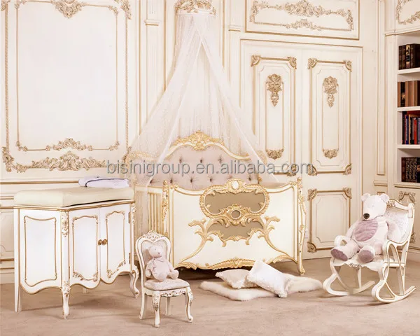 Bisini Luxury Royal Crown Customized Color New Born Wooden Baby