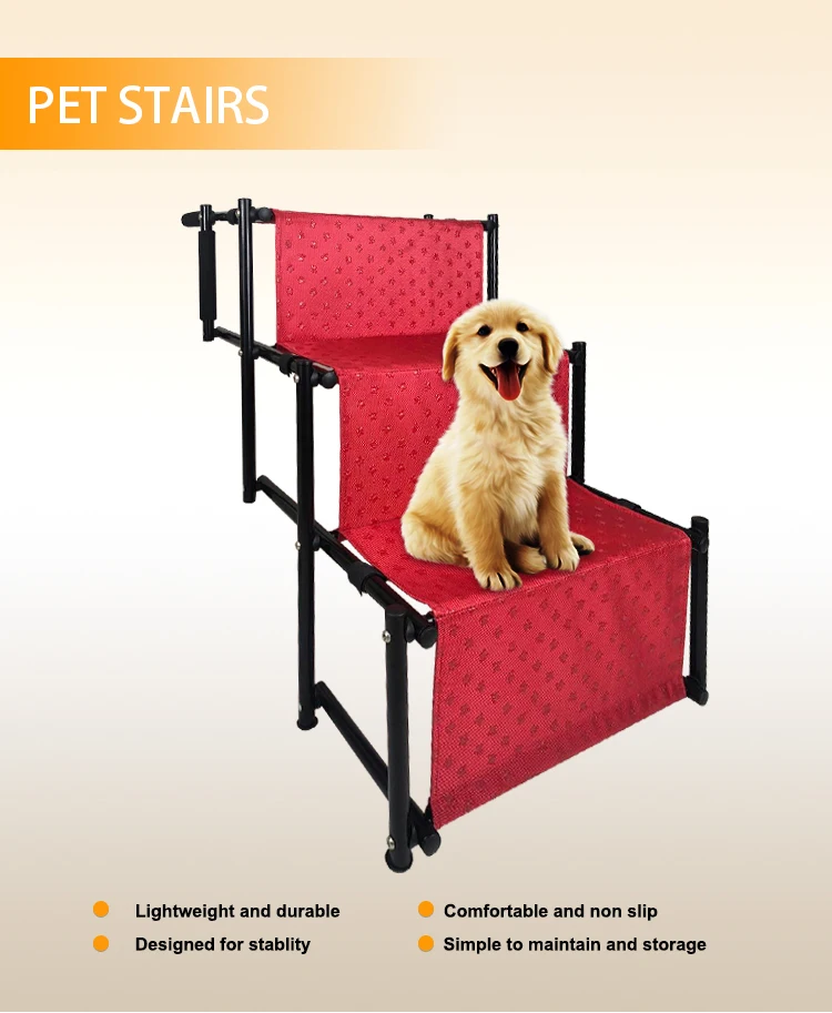 Portátil Escalera Rampa Con Amplia Para Pasos De Acordeón Diseño De  Paquetes Pequeños De Metal Durable Marco - Buy Escaleras Plegables Para  Mascotas Product on 