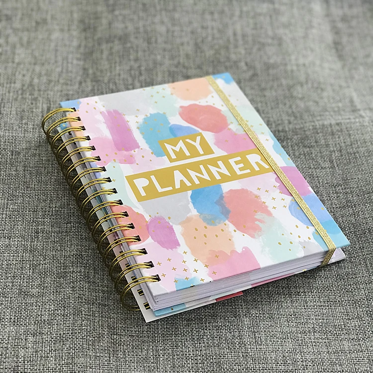 Custom Cheap Spiral Notebook/ Journal Weekly Planner To Print Buy
