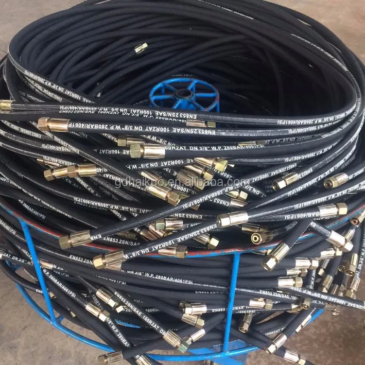 1sn 2sn 3sn 4sp 4sh 6sh Flexible Rubber Hydraulic Brake Hose Assembly