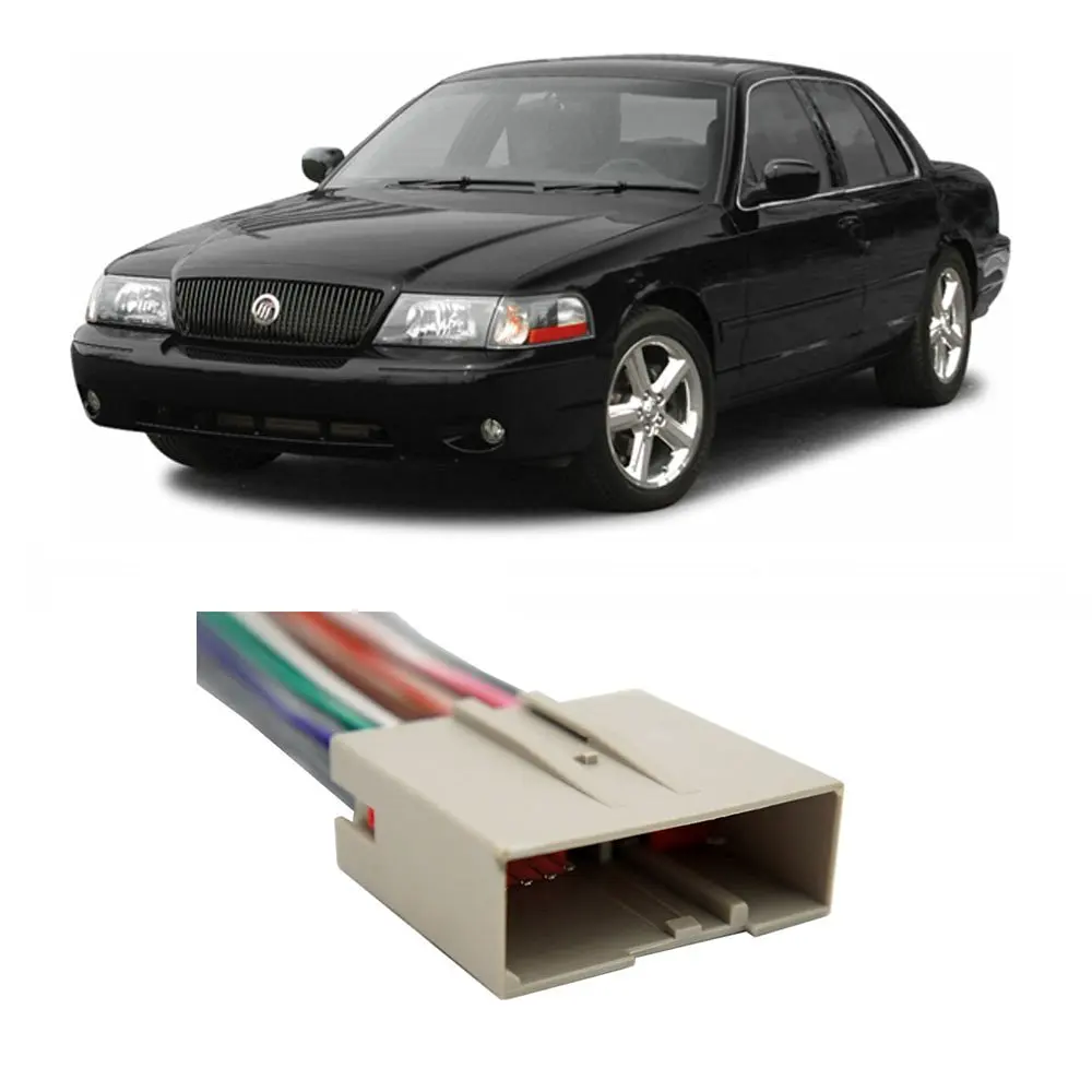 Get Quotations · Mercury Marauder (Alpine) 2003-2004 Factory to Aftermarket Radio Harness Adapter