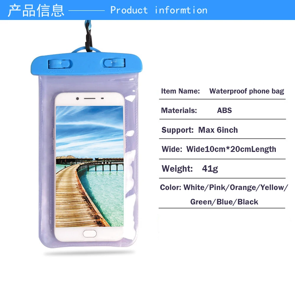 Customized Brand New Clear Waterproof For Mobile Phone Case Hot Selling Waterproof Phone Case