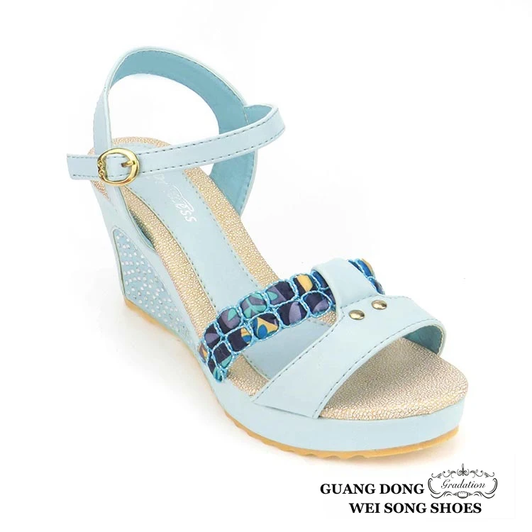 colourful wedge sandals