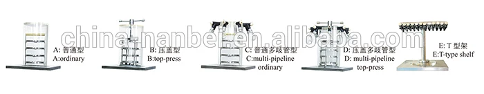 Manifold top press vertical laboratory vacuum freeze dry machine