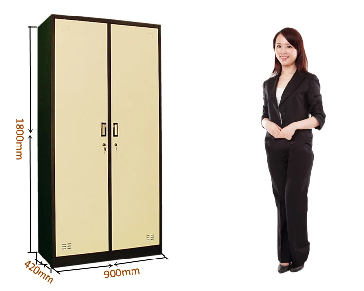 China Brand Modern Metal Amoires Wardrobe Philippines Steel