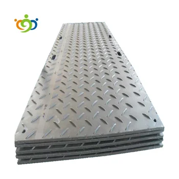 Temporary Walkway Hdpe Plastic Road Mats Checker Plate Rubber