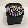 Professional Adult Use Rich Pigment 60 Colors Alcohol Based Graffiti Twin Art Marker Dual Tip Marker