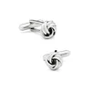 Custom Club Logo Metal Cufflinks SILVER KNOT CUFFLINKS
