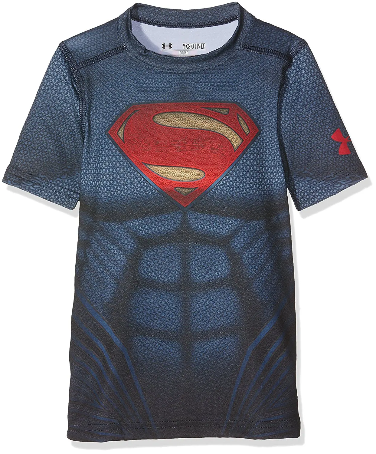 boys under armour superman shirt