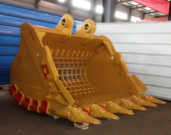 320f Backhoe Rock Rotating Skeleton Bucket Buy Rock Skeleton Bucket