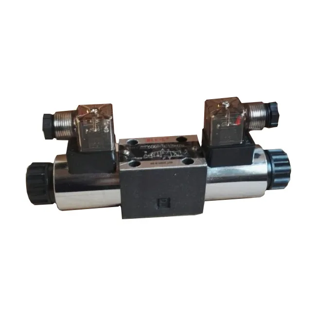 
solenoid valve 220v ac 24v dc 3 positon four way Directional Control Valve Hydraulic solenoid valves 