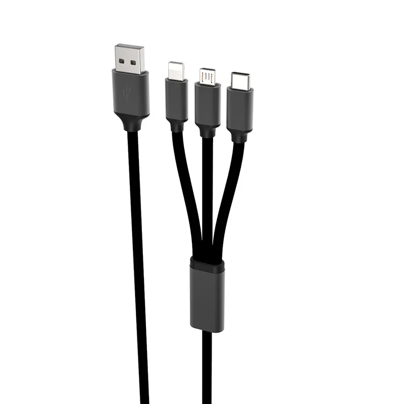 Usb Cable,3 In1 Multi-function Durable Tpe Micro Usb Charging Cable ...